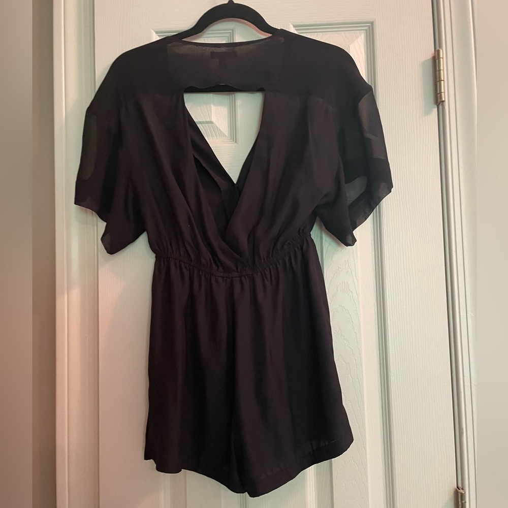 XS Urban Outfitters romper black silence + noise